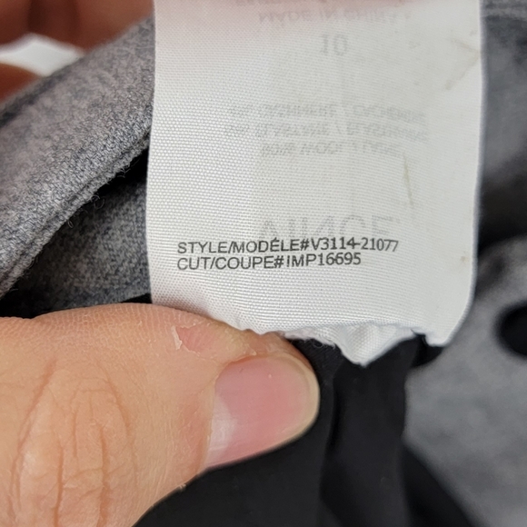 Vince Cashmere Wool Blend Belted Joggers Gray 10 - Picture 10 of 11